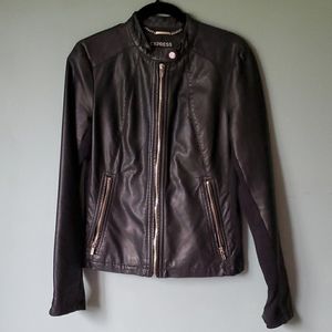 Express faux leather jacket
